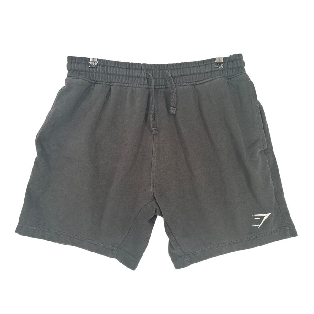 GYMSHARK Training fleece shorts black size L